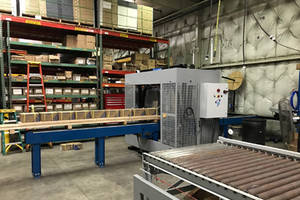 Orbital Wrapper Manufacturer Introduces Automated Smart Controls on Compact Stretch Wrap Machine