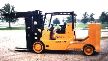 Fork Lift handles up to 35,000 lb loads.