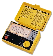Analog Insulation Tester is battery powered.