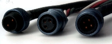 Power Connectors offer 10 AWG conductors for 30 A service.
