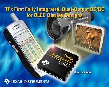 Power Management ICs support OLED color displays.
