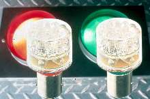 LED Lamps provide loading dock lighting.