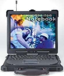 Notebook Computer handles all weather/terrain environments.