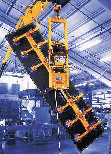 Vacuum Lifter lets user pick up, rotate, and install panels.