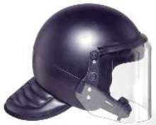 Helmet meets NIJ 0104.02 standard.