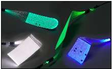 Fiber Optic Backlight offers brightness of 30 ft-L.