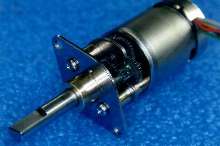 DC Gearmotor features integral speed control.