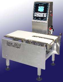 Checkweigher features all stainless steel construction.