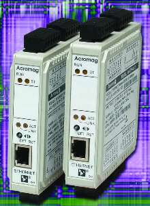 Ethernet DC Input Modules suit remote I/O functions.