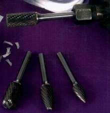 Carbide Burs enable smooth operator control.