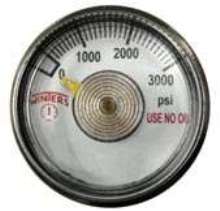 Spiral Tube Pressure Gauge is portable and compact.