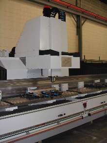 CNC Machining Center works at speeds to 60 m/min.