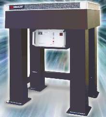 Workstation isolates translational/rotational vibration.