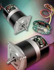 Brushless DC Motor features integrated drive.