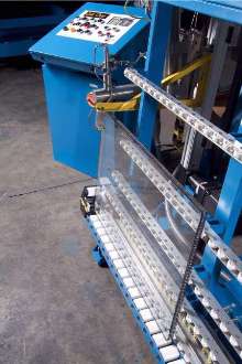 Gas Filling Machine rapidly fills insulating glass units.