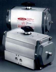 Pneumatic Actuator features pre-loaded spring packs.
