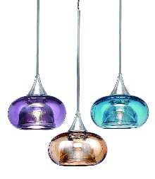 Glass Pendant Lights suit countertops, tabletops, and bars.