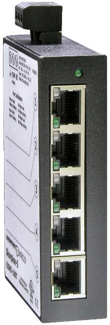 Ethernet Switch meets space requirements for automation.