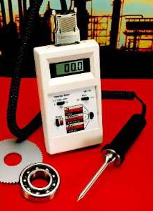 Portable Vibration Meter helps protect machine components.