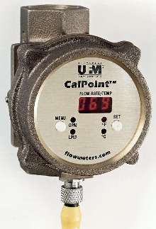 Flow Meter gages temperature and flow of water/coolant.
