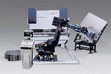 Robotic Press Brake Cell offers automatic part bending.