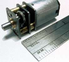 Gearmotors are suited for robotics and mini appliances.