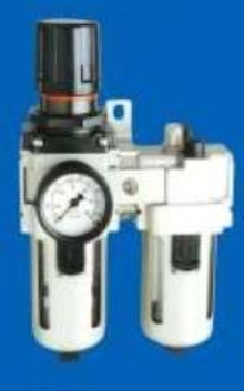 Filter/Regulator/Lubricator cleans machine airflow.