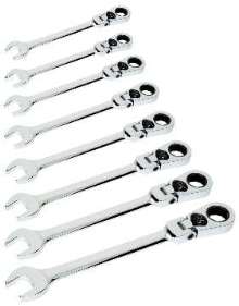 Ratcheting Wrenches provide unrestricted access to fasteners.