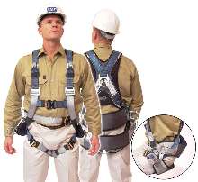 Tower Worker Harness provides mobility and comfort.