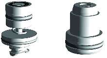 Coupling Elements offer space saving design.