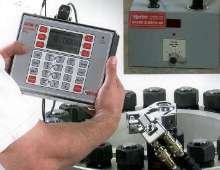 Ultrasonic Bolt Meter features tension control module.