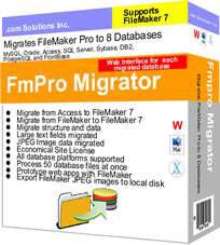 Software supports FileMaker to FrontBase migrations.