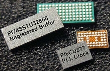 Buffers and Clock Driver are suited for registered DIMMs.