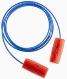 Earplugs are offered in corded version.