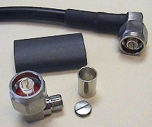 Stainless Steel Connector suits low loss coaxial cables.