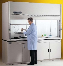 Laboratory Hoods have chemical-resistant fiberglass liners.