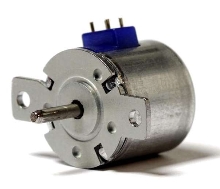 Miniature Stepper Motors operate at up to 2,500 steps/sec.
