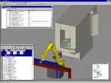 Software facilitates off-line robot simulation.