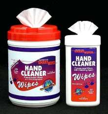 Hand Cleaner Wipes remove soil and toxic metal residues.
