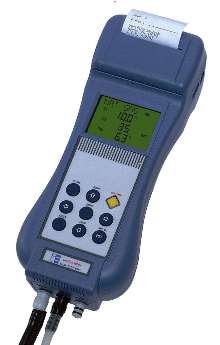 Portable Gas Analyzer provides flue gas analysis.