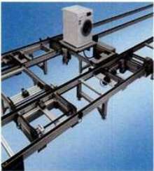 Conveyor is designed for heavy payload applications.