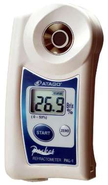 Pocket Digital Refractometer has 0-53% range.