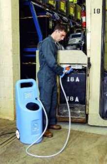 Portable Water Supply suits battery maintenance programs.