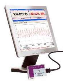 Data Logger System monitors temperature and humidity.