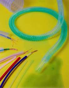 PTFE Conduit protects wiring and transports fluids.