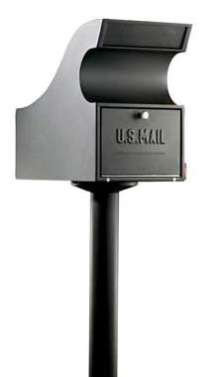 High-Security Mailbox protects against identity theft.