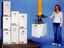 Vacuum Tube Lifter handles multiple corrugated boxes.