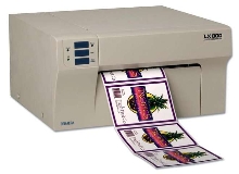Color Printer produces labels and tags.