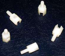 Male/Female Standoff is molded in nylon 6/6 material.