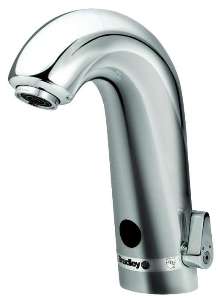Faucets feature electronic or mechanical actuation.